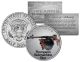 THOMPSON SUBMACHINE GUN Firearm JFK Kennedy Half Dollar US Colorized Coin