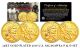 2018 24K Gold Gilded P & D Mint Native American Sacagawea JIM THORPE $1 Dollar Coin Set