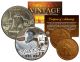 BABE RUTH 1948 Franklin Half Dollar & 1895 Indian Head Penny 2-Coin Set LIFETIME 1895-1948 - Officially Licensed