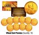 Lot of 10 Lincoln 1950's WHEAT Pennies US Coins 24K GOLD PLATED Lincoln Cent Penny