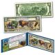 Tribute to WILDLIFE in America's National Parks YELLOWSTONE NATIONAL PARK Wyoming Genuine Legal Tender $2 Bill
