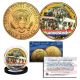 WOODSTOCK 50th Anniversary 1969-2019 Genuine 24KT Gold Plated  Eisenhower IKE Dollar U.S. Coin