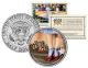 WIZARD OF OZ " Ruby Red Slippers " JFK Kennedy Half Dollar US Coin - Officially Licensed