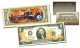 Official 9/11 WTC DECLARATION of INDEPENDENCE Duo Gold Leaf Front & Colorized Back Genuine Legal Tender U.S. $2 Bill 2-SIDED (DOI)