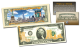 Official 9/11 WTC SKYLINE Duo Gold Leaf Front & Colorized Back Genuine Legal Tender U.S. $2 Bill 2-SIDED (SKYLINE)