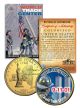 WORLD TRADE CENTER - 4th Anniversary - 9/11 NY State Quarter US Coin 24K Gold Plated WTC