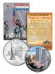 WORLD TRADE CENTER - 9th Anniversary - NEVER FORGET 9/11 NY State Quarter US Coin WTC