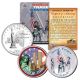 WORLD TRADE CENTER 9/11 Colorized New York State Quarters U.S. 2-Coin Set WTC