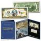 United States AIR FORCE World War II WWII Vintage Genuine Legal Tender U.S. $2 Bill in Large Collectors Folio Display 