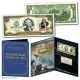 United States ARMY World War II WWII Vintage Genuine Legal Tender U.S. $2 Bill in Large Collectors Folio Display 