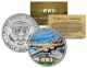 World War II - B-17 FLYING FORTRESS - Colorized JFK Kennedy Half Dollar Coin - BOEING BOMBER