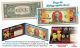 2018 Chinese New Year - YEAR OF THE DOG - Gold Hologram Legal Tender U.S. $1 BILL - $1 Lucky Money with Blue Folio