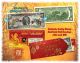 Lot of 25 - 24KT GOLD 2016 Chinese New Year - YEAR OF THE MONKEY - Legal Tender U.S. $2 BILL - $2 Lucky Money