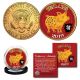 2019 Chinese New Year * YEAR OF THE PIG * 24K Gold Plated JFK Kennedy Half Dollar U.S. Coin