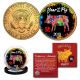 2019 Chinese New Year * YEAR OF THE PIG * 24K Gold Plated JFK Kennedy Half Dollar U.S. Coin - PolyChrome