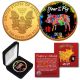 2019 Chinese New Year * YEAR OF THE PIG * 24K Gold Plated 1 OZ AMERICAN SILVER EAGLE Coin with DELUXE BOX - PolyChrome